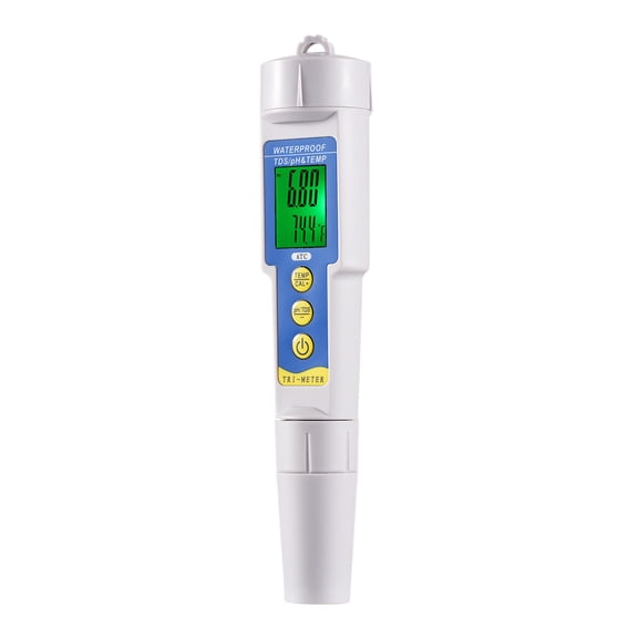 NFTIGB Mini Professional 3 in 1 Water Quality Tester Multi-parameter Monitor pH & TDS Meter Acidometer Analysis Device