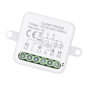 NFTIGB Mini Smart Relay WiFi Switch Module, 1 Way Wireless Controller for Smart Home Curtain Automation, Works with Smart Life App