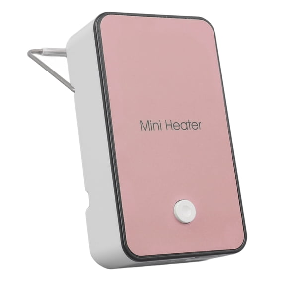 NFTIGB Mini Space Heater Pink Fast Heating Rotatable Holder Anti Slip Portable Desk Heater for Home Office Dormitory US Plug 110W 110V Compact Warmer 2.9 inches / 7.3 cm