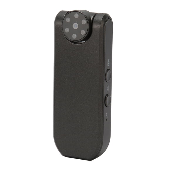 NFTIGB Mini Wearable Camera 1080P Night Vision Motion Detection Body Video Recorder for Law Enforcement Black