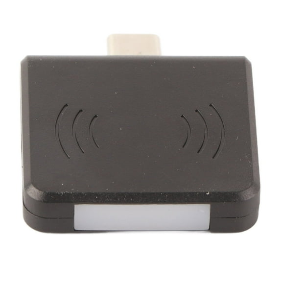 NFTIGB Mobile Phone OTG USB Portable Card Reader Type C Interface UHF RFID Handheld Writer For Android Windows Tablets And PC Black Compact Size 2.75 inches / 7 cm Long Distance Detection Tool