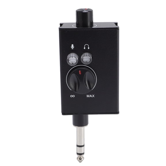 NFTIGB Mobile Phone Sound Converter 6.35mm Interface PC Mixer Audio Sound Card Adapter for Live Streaming Broadcast Recording Karaoke Iron Shell (7.87 inches / 20 cm)
