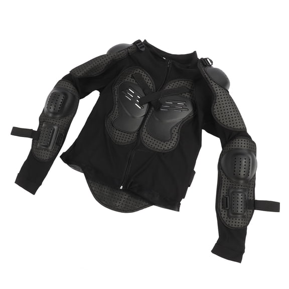 NFTIGB Motorcycle Body Protective Jacket Long Sleeve Full Body Protection Armor for Chest Elbow Back Shoulders, Breathable Men Riding Gear, Black XL (19.7 inches / 50 cm Shoulder)