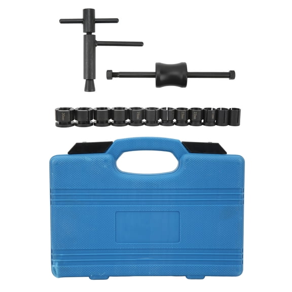 NFTIGB Motorcycle Brake Caliper Piston Removal Tool Kit with 12 Universal Adapters 19-30mm (12.2 inches / 31 cm)