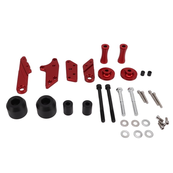 NFTIGB Motorcycle Frame Slider Aluminum Alloy Red Antirust Replacement Parts for Honda CBR500R CB500X 2019+ Anti Crash Pad Falling Protector Slider Accessories, 1 Pair (5.9 inches / 15 cm)