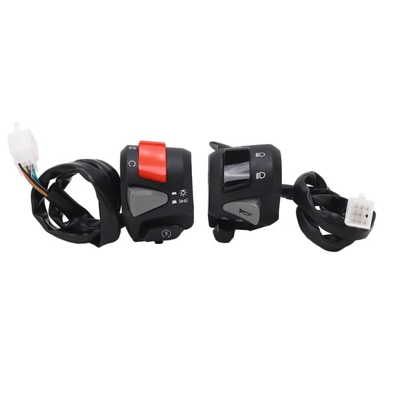 NFTIGB Motorcycle Handlebar Switch 7/8 inches / 22 mm Universal Turn Signal Horn High Low Beam Start Stop Control Button for PCX 160 150