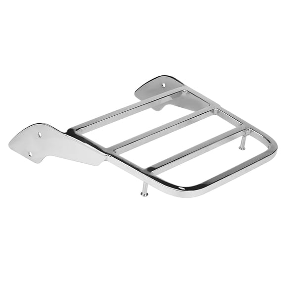 NFTIGB Motorcycle Rear Sissy Bar Luggage Rack for Honda Shadow VT750 C2 1997-2003 Chrome Silver