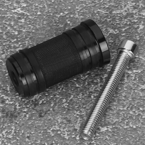 NFTIGB Motorcycle Shift Gear Lever M8 Black Rear Footpeg Shifter Peg Accessory Replacement Part Aluminum Non-Slip Gear Shifter 10 cm / 3.94 inches