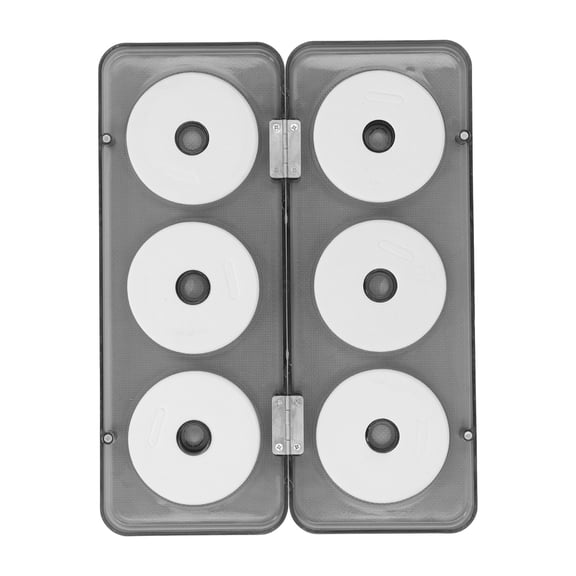 NFTIGB Multifunction Fishing Line Spool Case Portable Foam Spools Line Box for Fishing Accessories, White, 10.24 inches / 26 cm