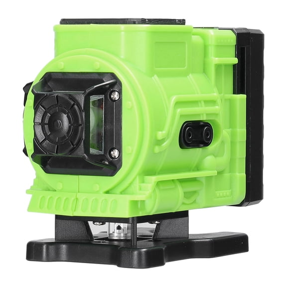 NFTIGB Multifunctional 12 Lines Green Light Laser Level 3 Degree Self-leveling Machine Rechargeable Lithium Battery Leveling Tool Omnidirectional Ground Wall Sticker Green 220V