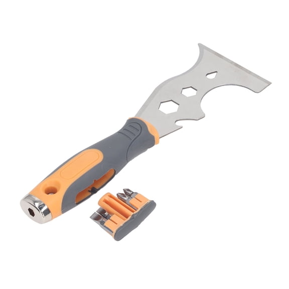 NFTIGB Multifunctional Putty Knife 16 in 1 Stainless Steel Blade Paint Remover Scraper Tool