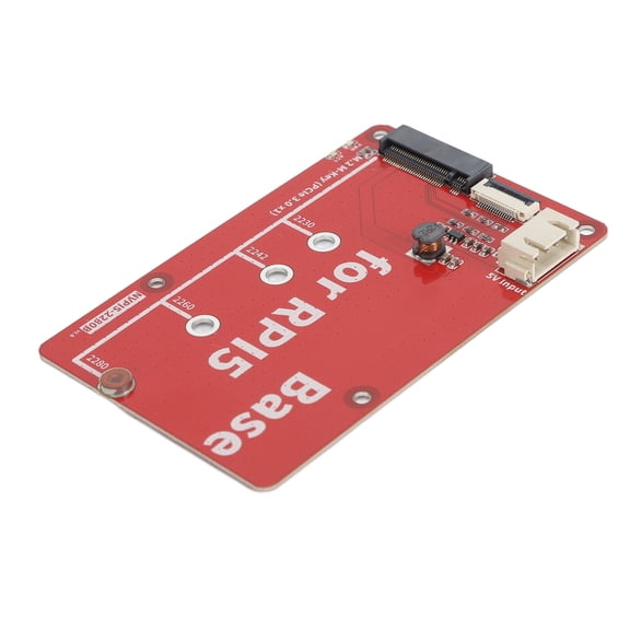 NFTIGB NVPI5 2280B SSD Base Peripheral Board for Raspberry Pi 5 - PCIe Gen3 NVMe M.2 SSD Adapter - 2230/2242/2260/2280 Support