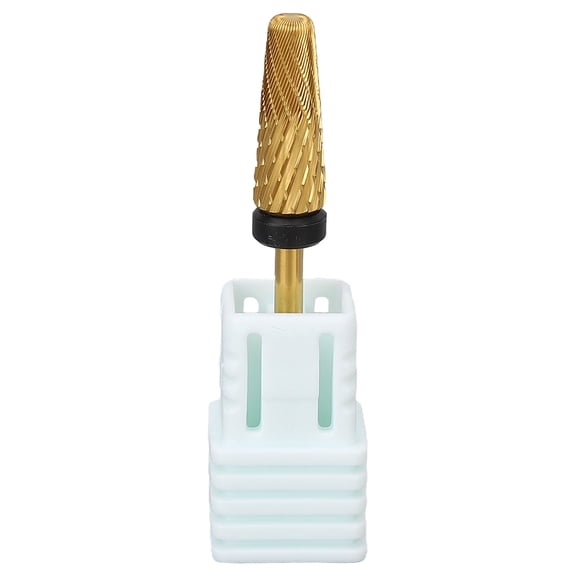 NFTIGB Nail Drill Bit 2 Way Rotating Replacement Tungsten Steel Nail Grinding Head for Nail Gel Cleaning Removal Shaping Polishing