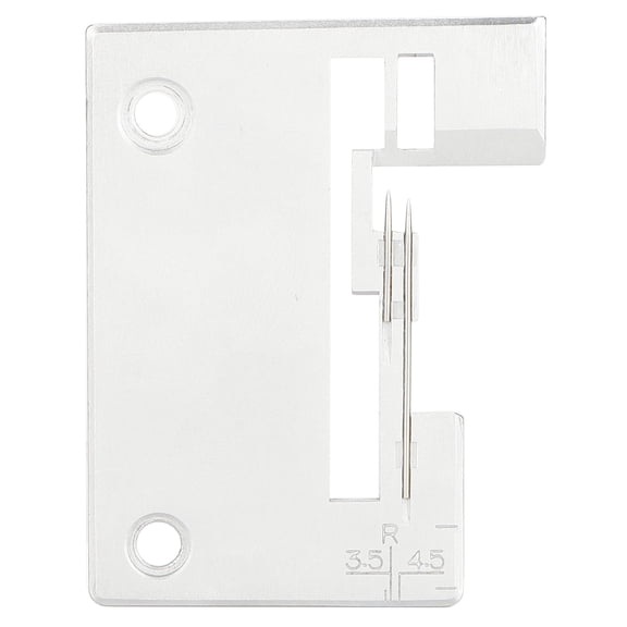 NFTIGB Needle Plate Iron Sew Link Sheet Replacement for Domestic Sewing Overlock Machine Attachment Parts, Heavy Duty Flat Stitch Needle Plate for Home Sewing Projects (3.94 inches / 10 cm)
