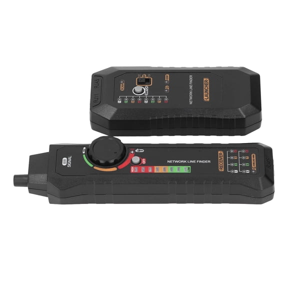 NFTIGB Network Cable Tester Multifunctional Ethernet Signal Line Finder with Earphone RJ11 RJ45 Connections M469C Open Short Circuit Verification Tool