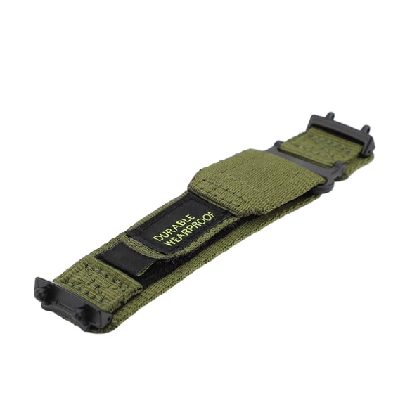 NFTIGB Nylon Watch Band for T Rex 3, Heavy Duty Ballistic Canvas Replacement Strap Breathable Sport Wristband with Metal Buckle Closure & Screwdriver Tool for Smartwatch Fitness Tracker, OD Green