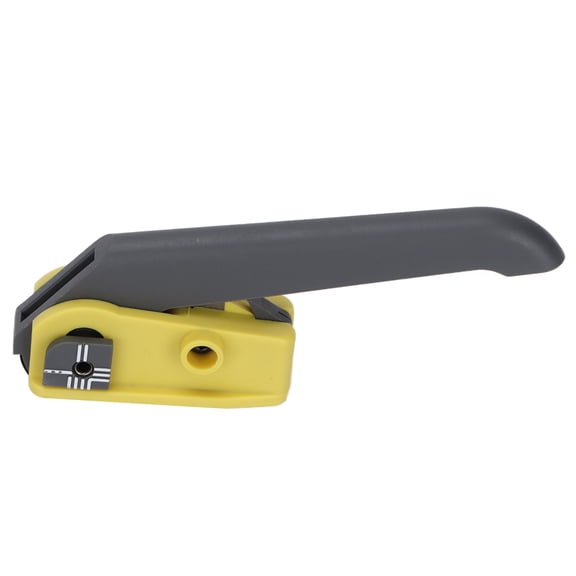 NFTIGB Optical Cable Stripper Yellow Grey Adapter Ergonomic Sturdy Durable Double Blade Optical Cable Cutter Stripping Knife (KMSK), Diameter 25mm / 0.98 in, Depth 0-5mm / 0-0.20 in