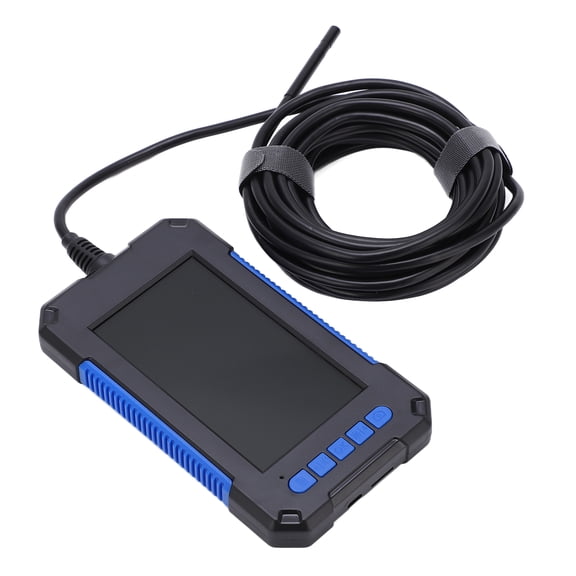 NFTIGB P40 5.5mm HD Industrial Endoscope with 4.3 Inch Screen Waterproof Borescope Inspection Camera for Drainage Maintenance Blue 32.8 ft / 10 m Cable Included Built In Rechargeable Battery
