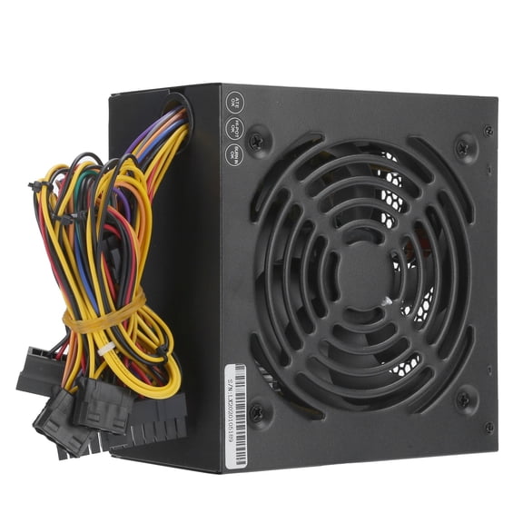 NFTIGB PC Power Supply 250W Desktop Computer Parts Accessories ATX-250W Adjustable 110V US Plug 5.5 x 5.9 x 3.4 inches / 140 x 150 x 86 mm Silver Component Upgrade