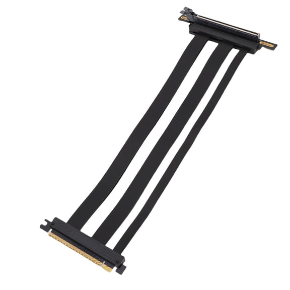 NFTIGB PCIe 5.0 X16 Riser Cable 90 Degree Right Angle 128Gbps Shielded GPU Extension Cable for PC Case Server ITX Builds Computer Supplies 30cm / 11.8in[cite: 1]