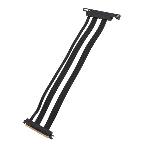 NFTIGB PCIe 5.0 X16 Riser Cable 90 Degree Right Angle 128Gbps Shielded GPU Extension Cable for PC Case Server ITX Builds Computer Supplies 40cm / 15.7in[cite: 1]