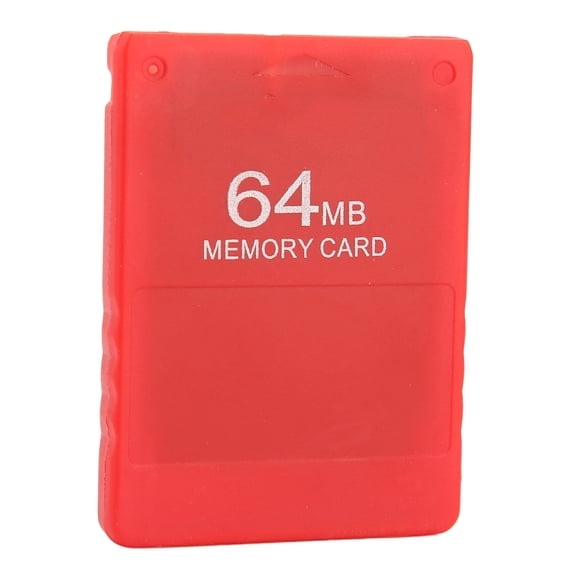 NFTIGB For PS2 64MB Memory Card High Speed Game Memory Card Supports All Games and FMCB1.966Red. Expand your storage capacity with this reliable accessory (6 inches / 15.24 cm length).
