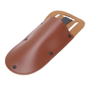 NFTIGB PU Leather Garden Pruner Sheath Premium Heavy Duty Pruning Shears Belt Holder Hanging Pouch for Garden Pliers Scissors Portable Protective Case Cover for Tool Organization, Brown