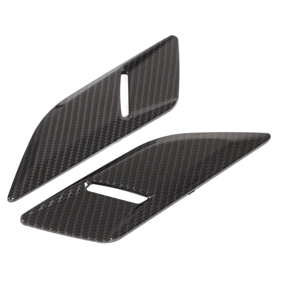 NFTIGB Pair Bonnet Air Outlet Trim Decoration Cover Replacement for Land Rover Range Rover Sport L494 2014-2022 Carbon Fiber Style Automotive Hood Vent