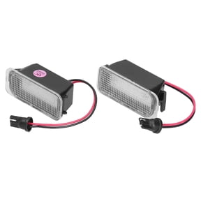 NFTIGB Pair Car License Plate Light LED 12V 3W Plastic Plug and Play Replacement Fit for Ford Focus Escape Explorer Ranger 6500K White Auto Lamp Assembly