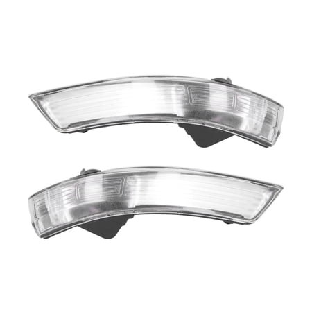 NFTIGB Pair of Rearview Wing Mirror Indicator Lens Turn Signal Light Cover 1538488 Fit for Ford Focus 08-18 (11 inches / 27.9 cm)