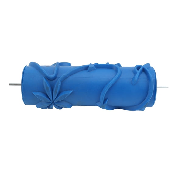 NFTIGB Pattern Paint Roller Soft Rubber Head for Walls Ceiling Decorative Texture Tool Blue 106Y, 7.5 inches / 19 cm