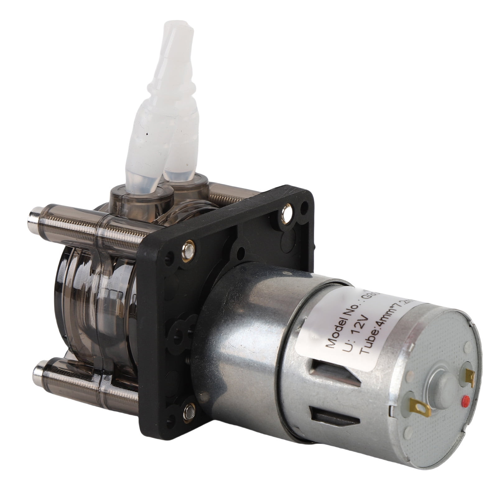 NFTIGB Peristaltic Liquid Dosing Pump 300ml/min with DC Brushed Motor for Aquarium Laboratory and Industrial Applications 12V 4.72 inches / 12 cm