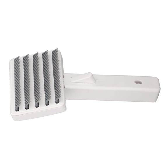 NFTIGB Pet Grooming Brush Dog Deshedding Tool Durable ABS Portable Comfortable Handle Body Massage Hair Scurf Removal 7.87 inches / 20 cm