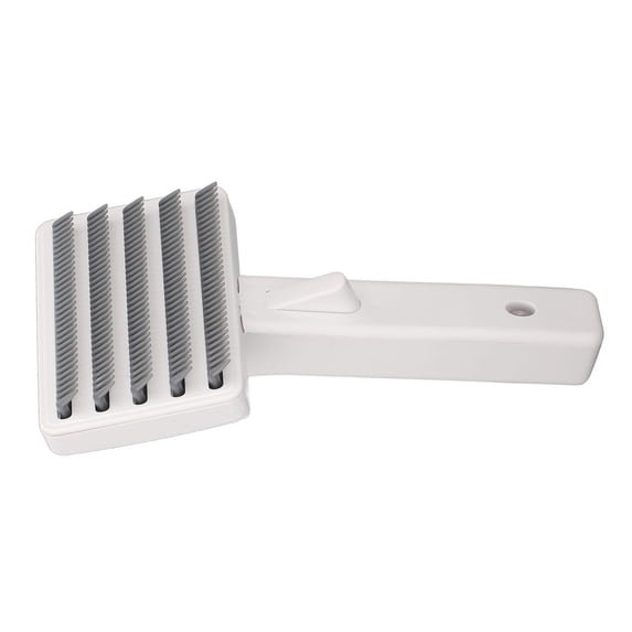 NFTIGB Pet Grooming Brush Dog Deshedding Tool Durable ABS Portable Comfortable Handle Body Massage Hair Scurf Removal 7.87 inches / 20 cm