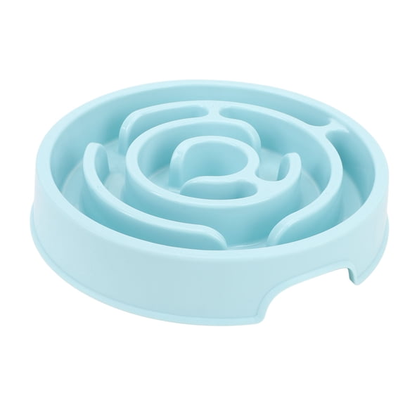 NFTIGB Pet Slow Food Bowl Multipurpose Round Cervical Spine Protection Cat Slow Feeder for Small Medium Dogs Cats, Interactive Anti-Choking Puzzle Maze Dish, 8.27 inches / 21 cm