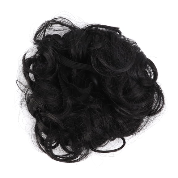 NFTIGB Pet Wig with Adjustable Elastic Band Washable Dog Cosplay Wig for Small Medium Large Dogs Cats Black Explosive Head Halloween Costume Hair Accessories
