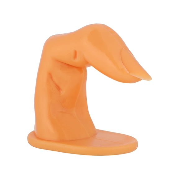 NFTIGB Plastic Fake Finger Model for Nail Art Practice, Professional Acrylic UV Gel Manicure Training Tool with False Tips Display for Beginners and Salon Experts, 8.00 inches / 20.3 cm
