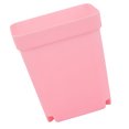 thumbnail image 1 of NFTIGB Plastic Square Plant Pot Planter 3.15 in / 8 cm with Tray Succulent Container Pink, 1 of 9
