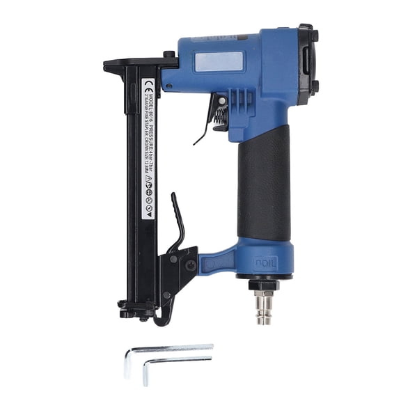 NFTIGB Pneumatic Stapler Kit NPT 1/4 Inch Inlet Port Air Nailer Gun for Woodworking (9.06 inches / 23 cm)