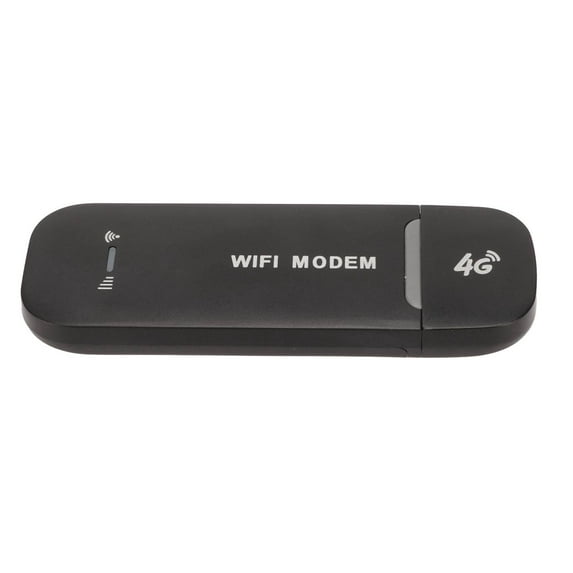 NFTIGB Portable 4G LTE WiFi Router Black, USB Plug and Play Mobile Hotspot Network Router, Micro SIM Card Slot, Share Up to 10 Users for Phone PC Laptop Travel Home Office, Stable Easy Connection