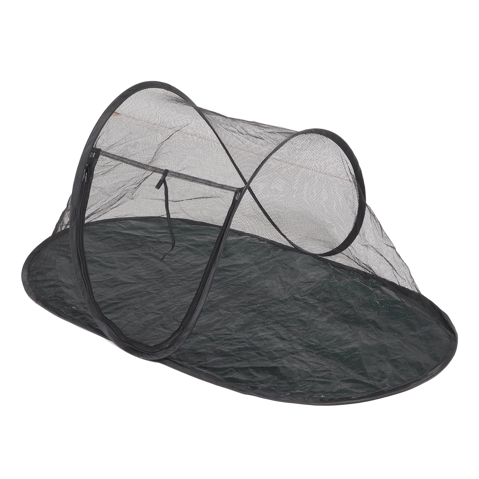 NFTIGB Portable Foldable Pet Enclosure Tent Breathable Mesh Playpen for Cats and Dogs Outdoor Travel Use 47.2x24.8x19.7in / 120x63x50cm