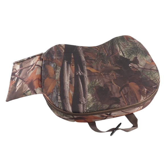 NFTIGB Portable Heating Seat Pad Leaf Camouflage 3 Gears Thicken USB Heated Stadium Cushion Pad for Camping Hunting Fishing 15.7x10.6x2.8 inches / 40x27x7 cm