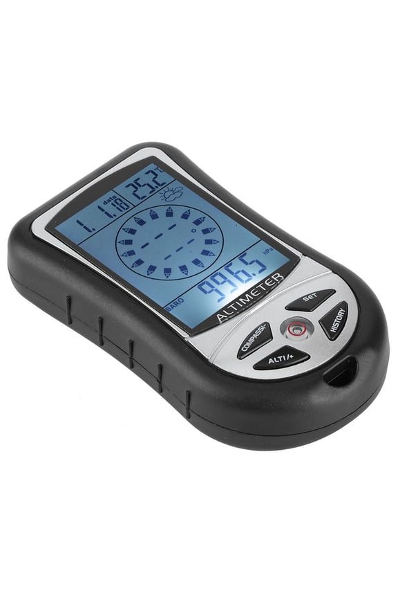 Portable Multifunctional Electronic Weather Altimeter Altitude Barometer Digital Compass (3.6 x 2.0 inches / 9.1 x 5 cm) [cite: 7, 8]