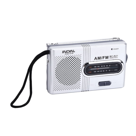 NFTIGB Portable Pocket Radio Mini Radio Player AM FM Compact Radio Player Battery Operated Pocket Transistor Radio with Loudspeaker, 3.7 x 2.2 x 0.9 inches / 9.6 x 5.8 x 2.3 cm