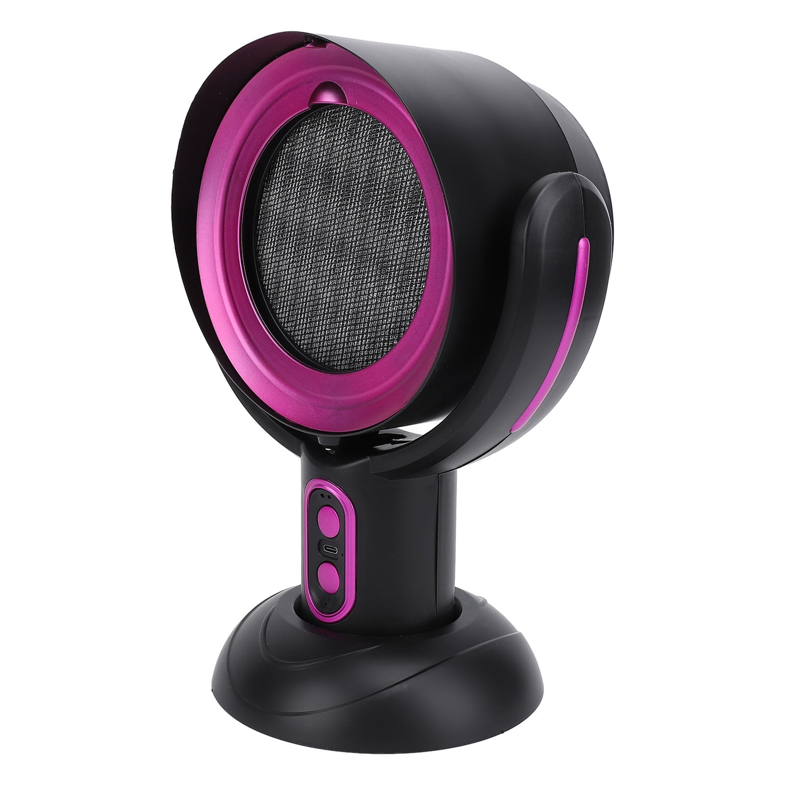 NFTIGB Portable Range Hood Rechargeable Desktop Exhaust Fan with 2 Speed 3000mAh Battery Detachable Filter for Indoor BBQ Hot Pot Purple (5.9 inches / 15 cm)