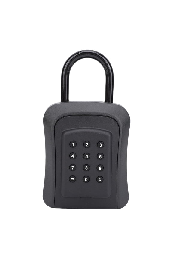 Portable Smart Key Lock Box Bluetooth Mechanical Keyless Entry App Control U Shackle IP65 for Home Garage Offices