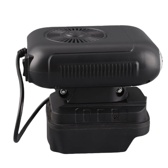 NFTIGB Portable Space Heater 90 Degree Flip 2 Temperatures 2xUSB Battery Powered Heater for BL1830 BL1850 BL1840 BL1845 BL1815 BL1820 BL1860B (5.51 inches / 14 cm)