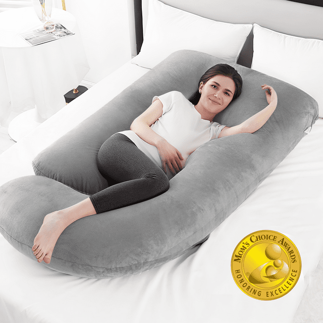 NFTIGB Pregnancy Pillows, U Shaped Full Body Maternity Pillow 70 inch