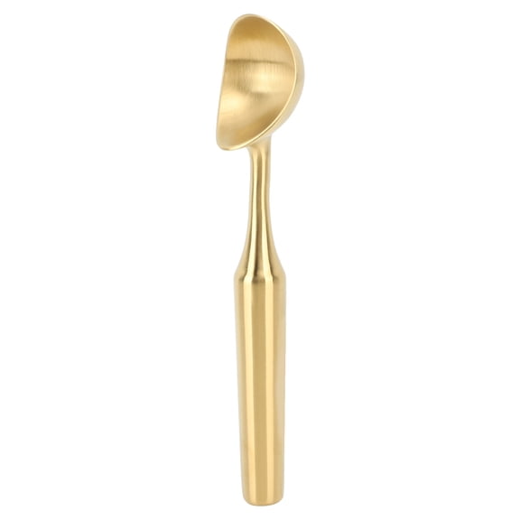 NFTIGB Premium 304 Stainless Steel Ice Cream Scoop, Ergonomic Long Handle Fruit Melon Baller Spoon, Essential Kitchen Gadget Tool, 7.87 inches / 20 cm, Gold