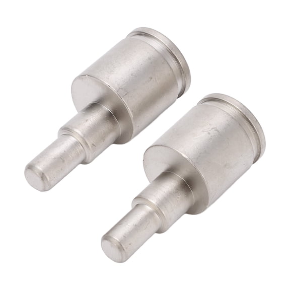 NFTIGB Premium Amp Input Reducer Adapter 0 Gauge to 4 Gauge High Power Heavy Duty Brass Nickel Plated Wire Gauge Reducer for Car Vehicle Audio Amplifier Audio Stereo Mod Upgrade (2 Pcs)